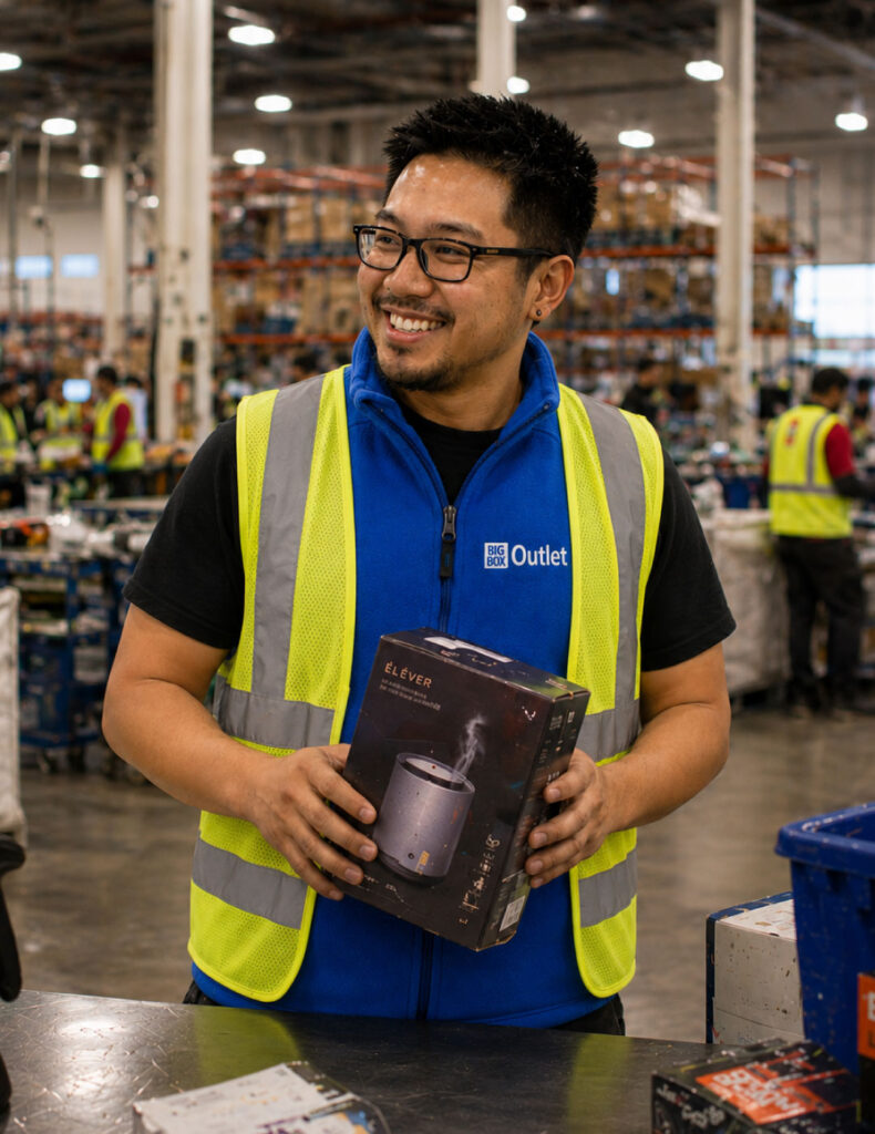 Staff at Big Box Outlet Warehouse